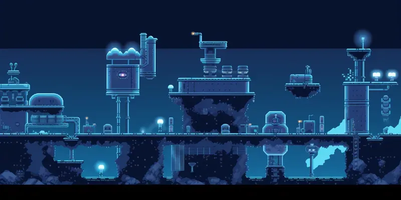 Pixel Playground Retro 16bit Levels