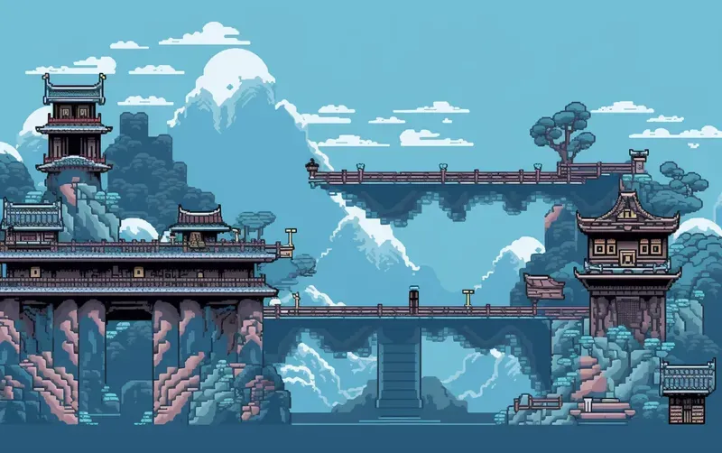 Pixel Playground Retro 16bit Levels