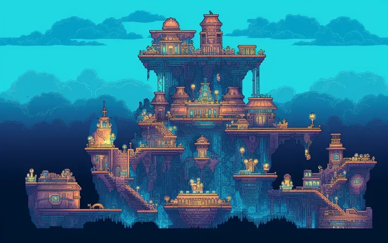 Pixel Playground Retro 16bit Levels