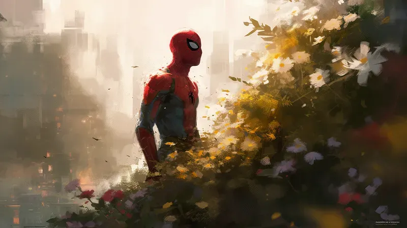 Vivid Spring Portrait Custom HD Art