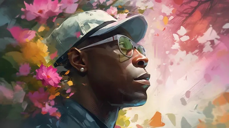 Vivid Spring Portrait Custom HD Art