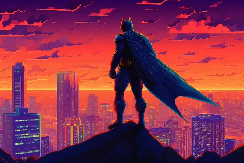 Retro Sunrises Pixel Paradises