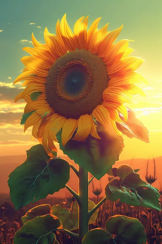 Retro Sunrises Pixel Paradises