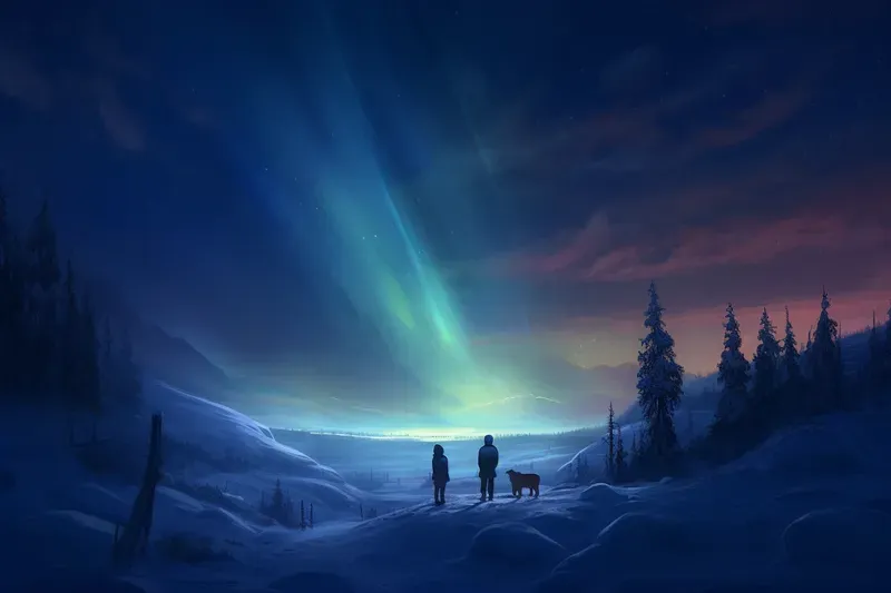 Auroras Embrace Sky Spectacles