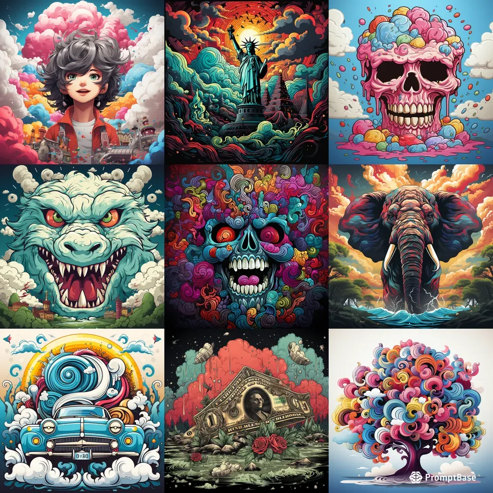 Colored Doodles