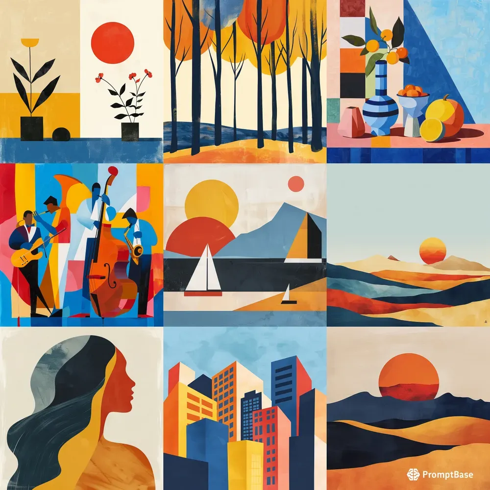Abstract Minimal Illustrations