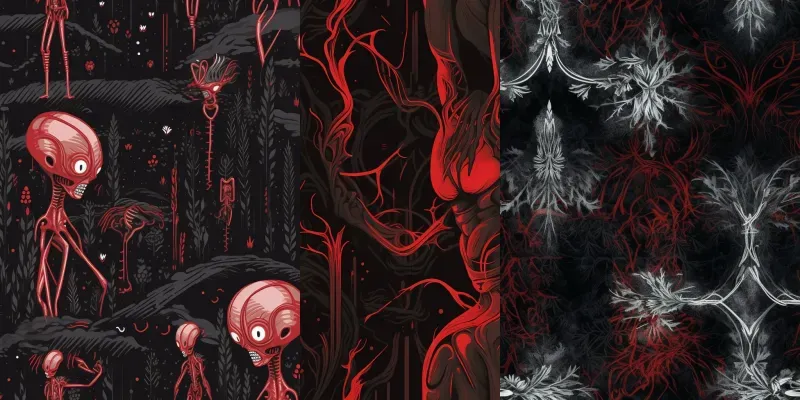 Gothic Style Seamless Patterns generated by undefined