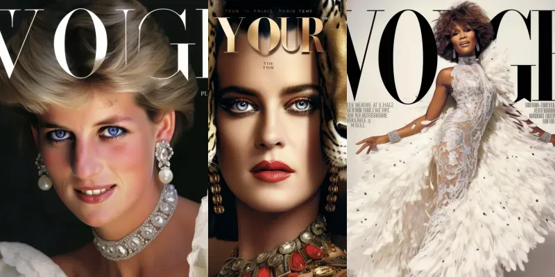 Vogue Magazine Style Covers generated by undefined