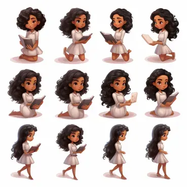 Full Characters Various Angles