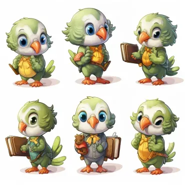 Full Characters Various Angles