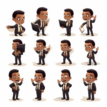 Full Characters Various Angles