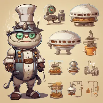Steampunk Cartoons