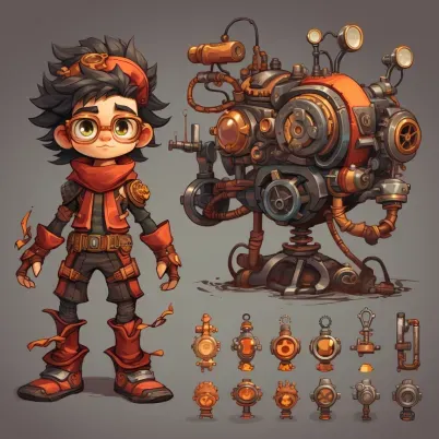Steampunk Cartoons