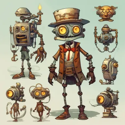 Steampunk Cartoons