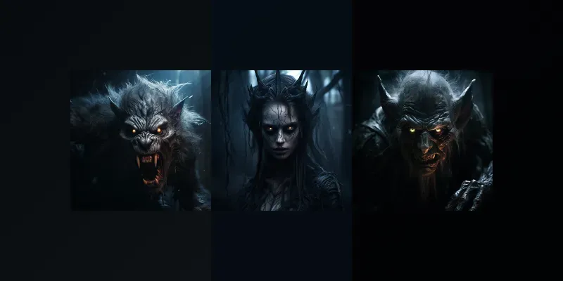 Gothic Dark Fantasies generated by undefined