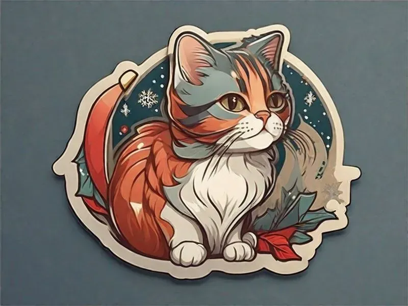 Christmas Themed Stickers