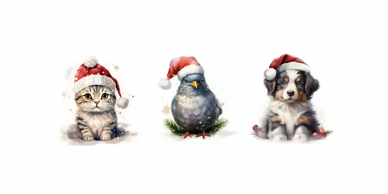 Christmas Style Illustrations generated by undefined