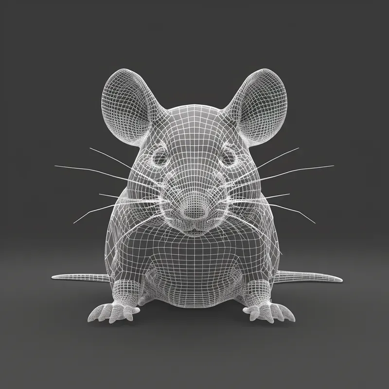 Wireframe 3D Models