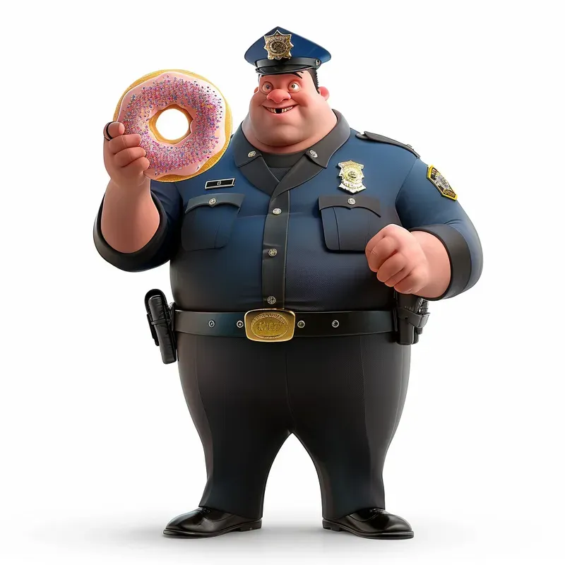 Fat Characters Pixar Style