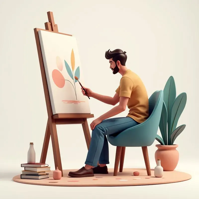 Minimalist 3D Character Moments