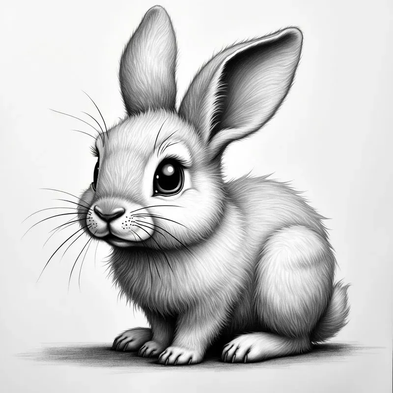 Expressive Animal Pencil Sketches