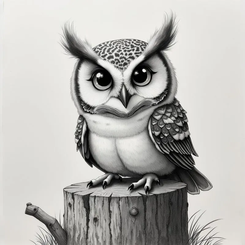 Expressive Animal Pencil Sketches