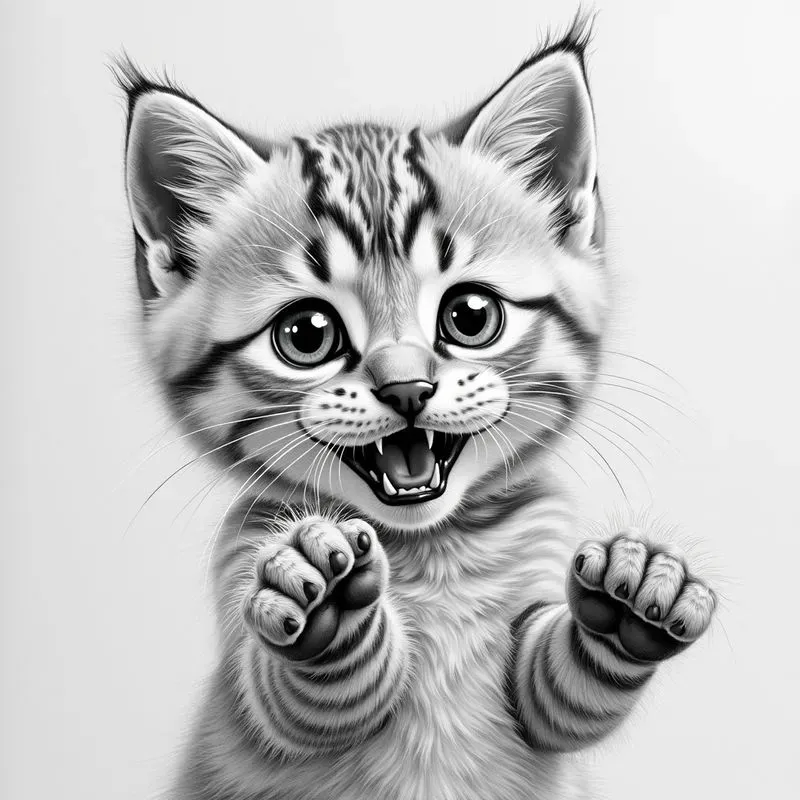 Expressive Animal Pencil Sketches