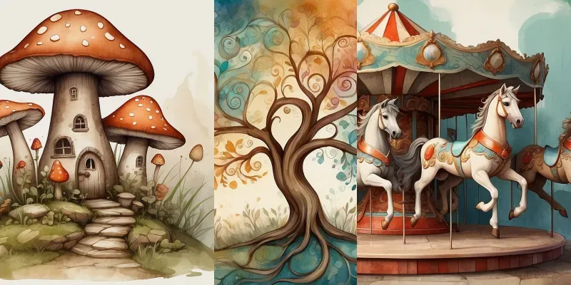 Layered Digital Drawings generated by undefined