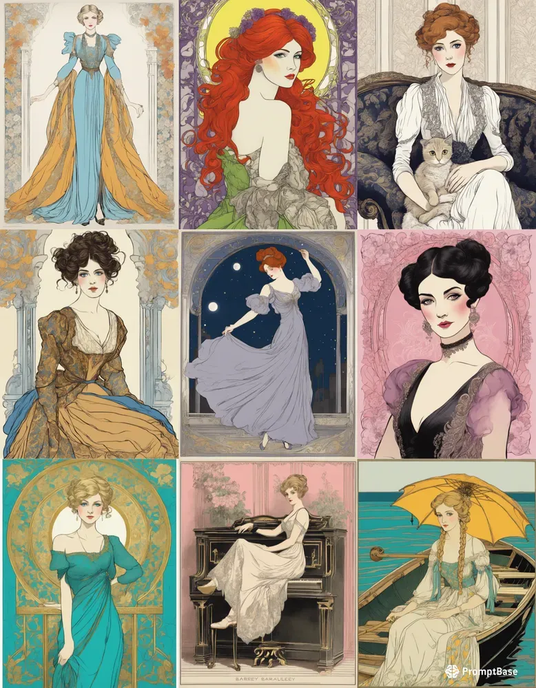 Vintage Gibson Girls