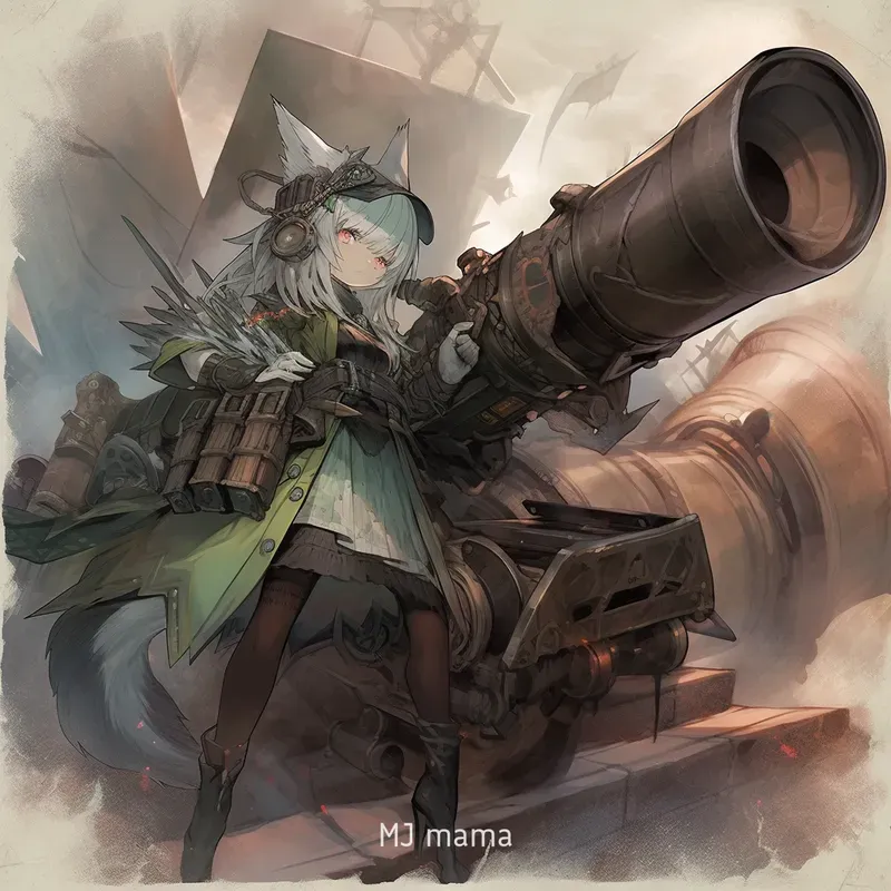 Japanese Fantasy RPG Style Character Art