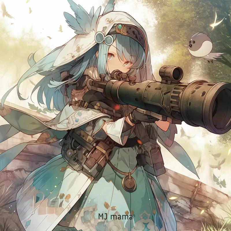 Japanese Fantasy RPG Style Character Art