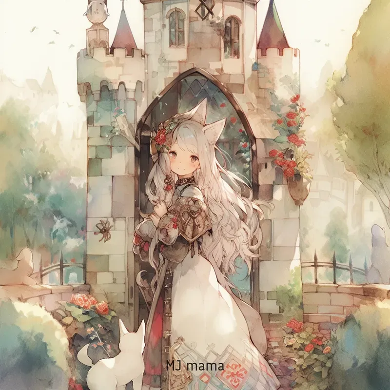 Japanese Fantasy RPG Style Character Art