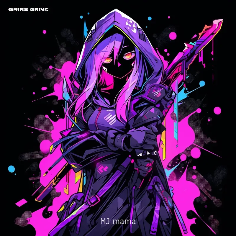 Cyberpunk Anime Tshirts