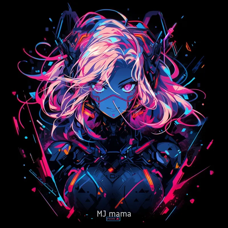 Cyberpunk Anime Tshirts