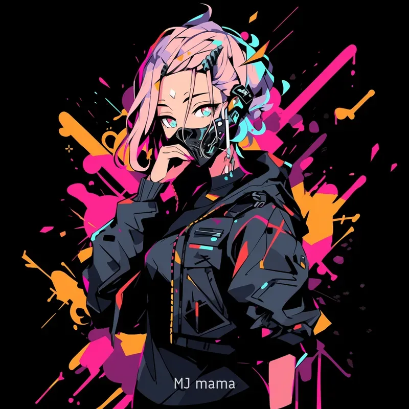 Cyberpunk Anime Tshirts