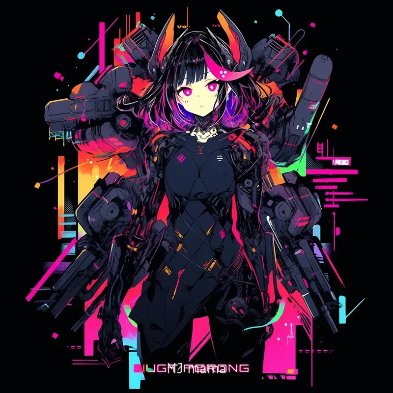 Cyberpunk Anime Tshirts