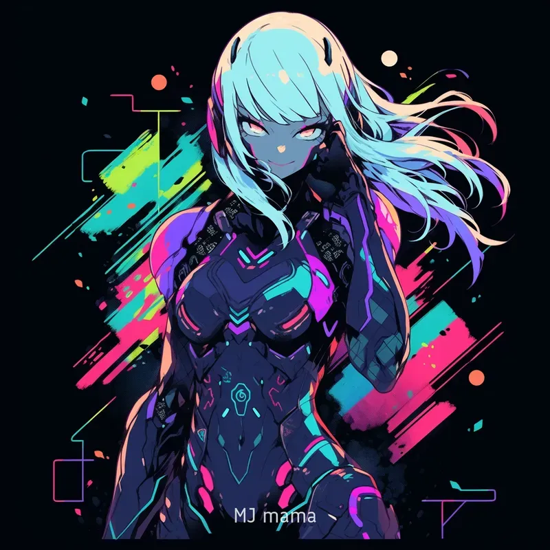 Cyberpunk Anime Tshirts