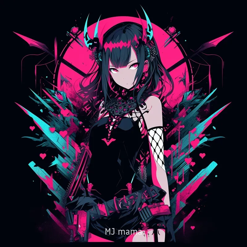 Cyberpunk Anime Tshirts