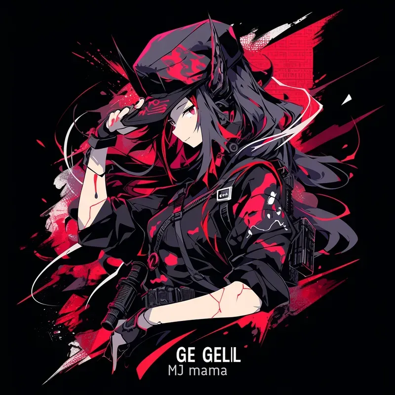 Rebellious Anime Tshirt Designs