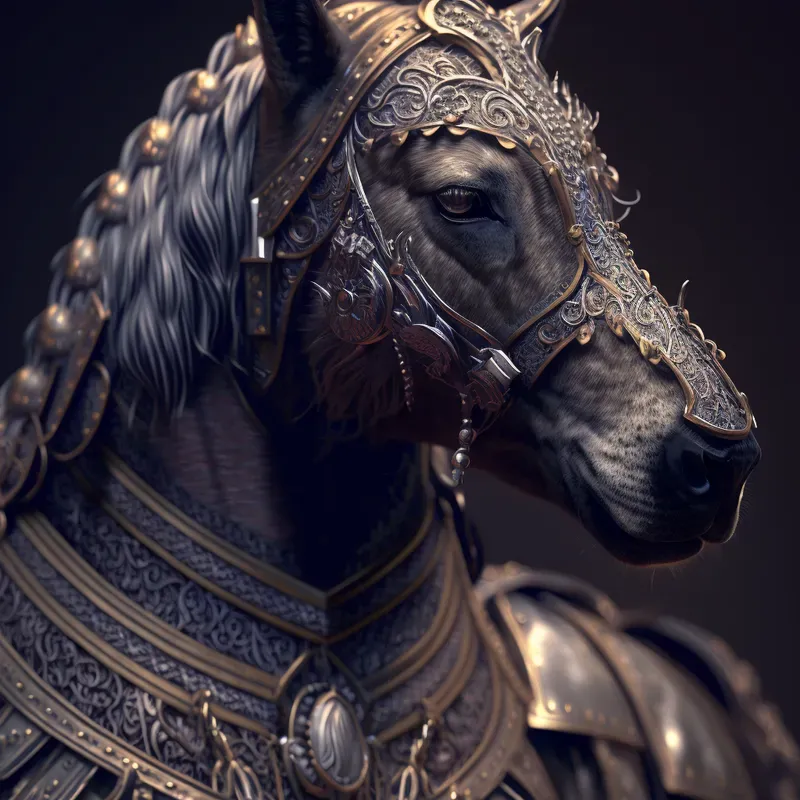 Portraits Of Animals Stylized As Warriors