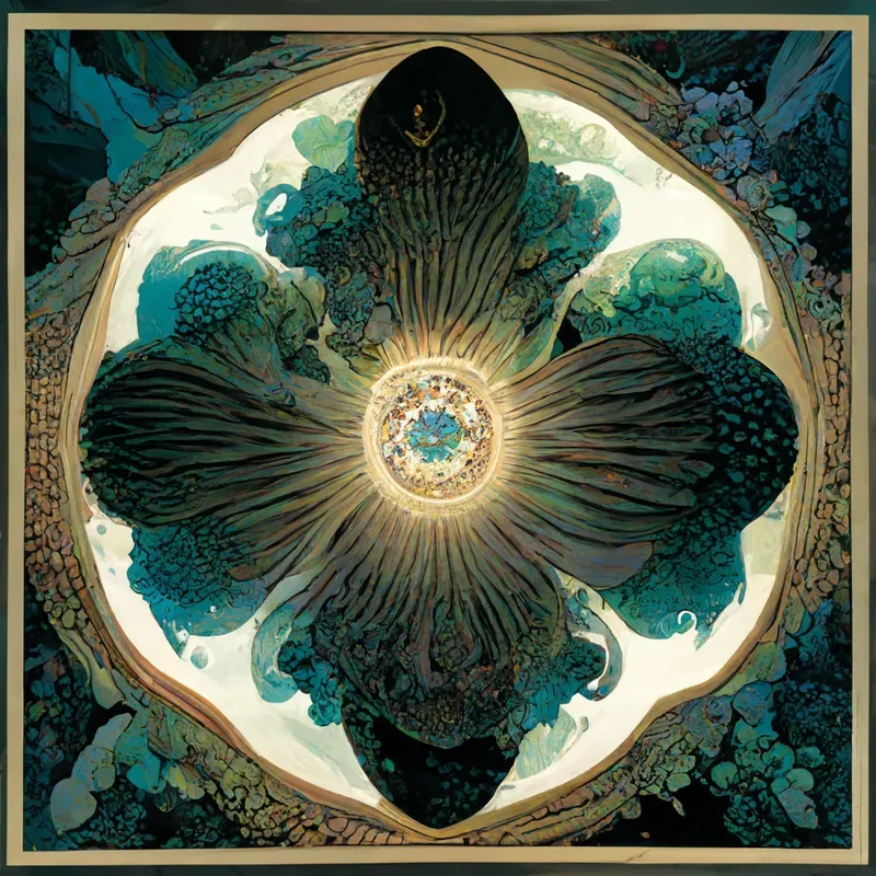Glowing Mandalas