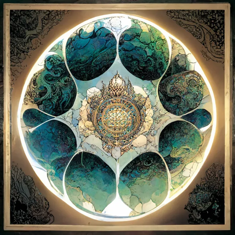Glowing Mandalas