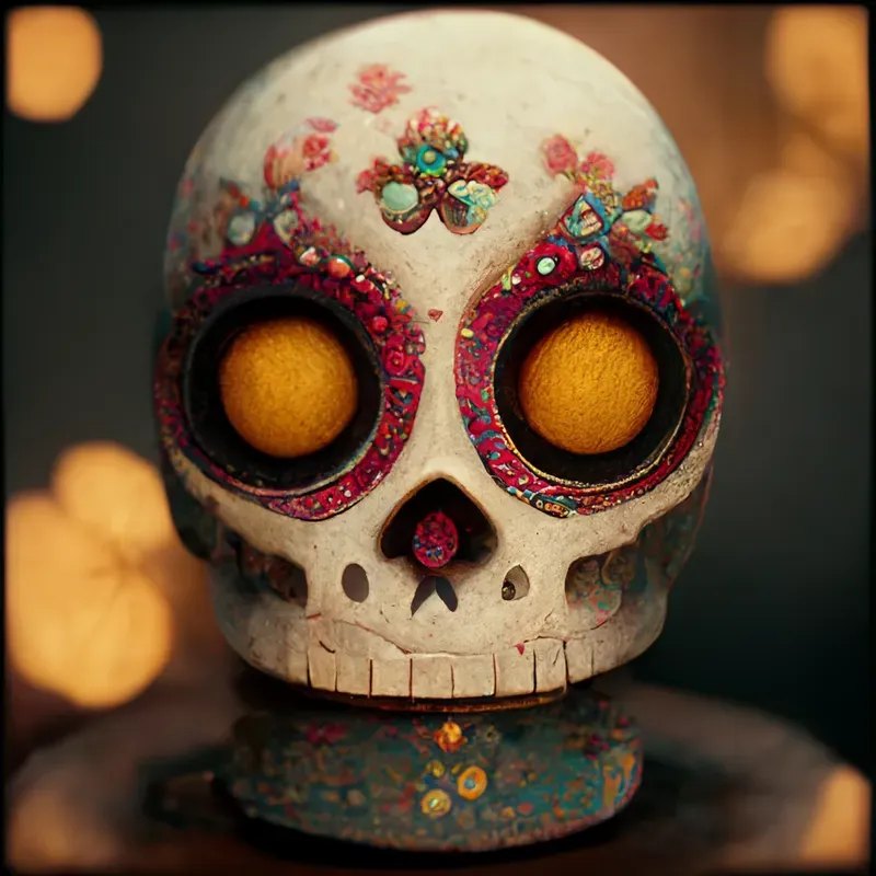 Day Of The Dead Sugar Skulls
