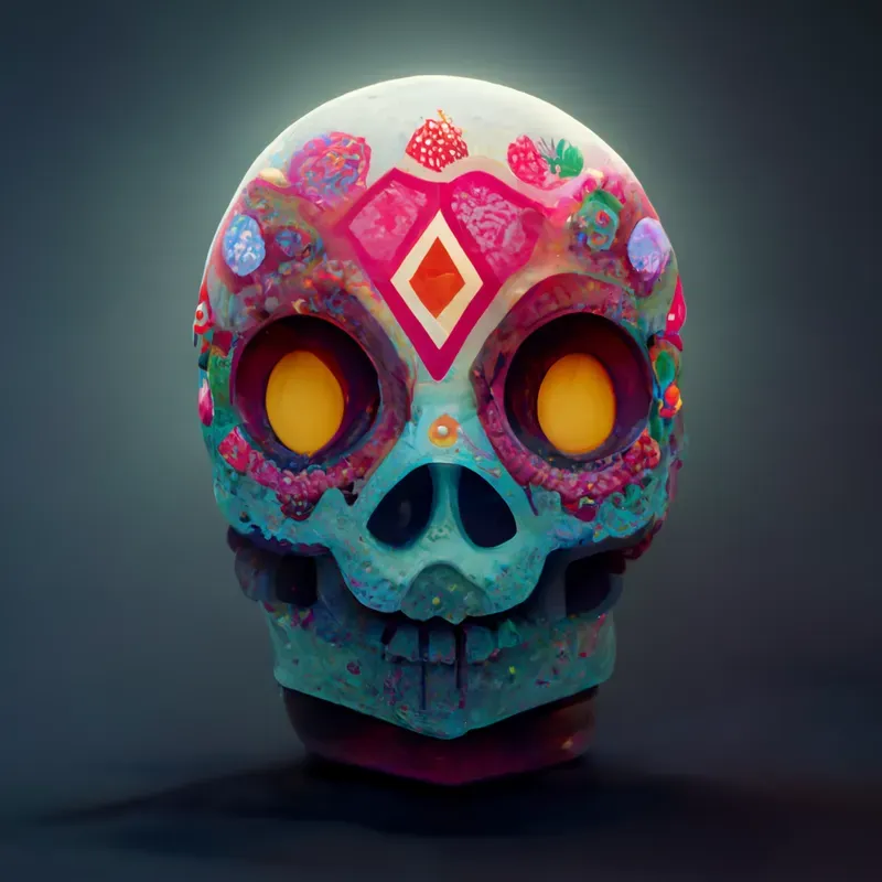 Day Of The Dead Sugar Skulls