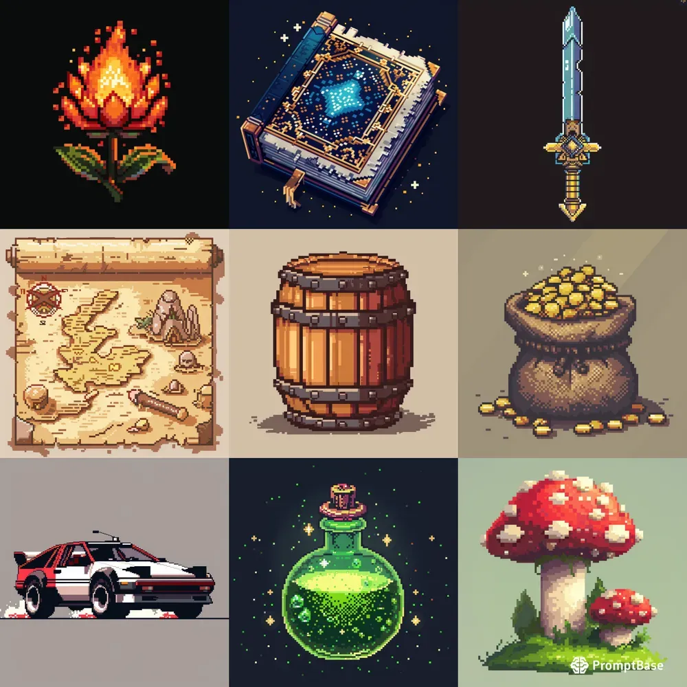 Retro Pixelated Game Assets Any Genre