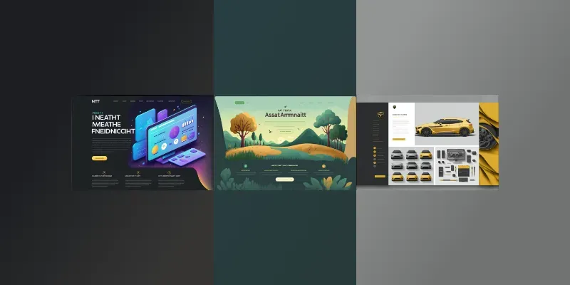 Website Mock-up Designs generated by undefined