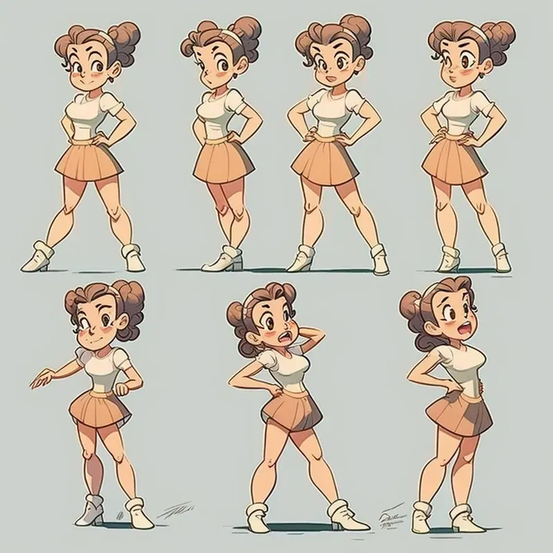 Poses For Animated Characters