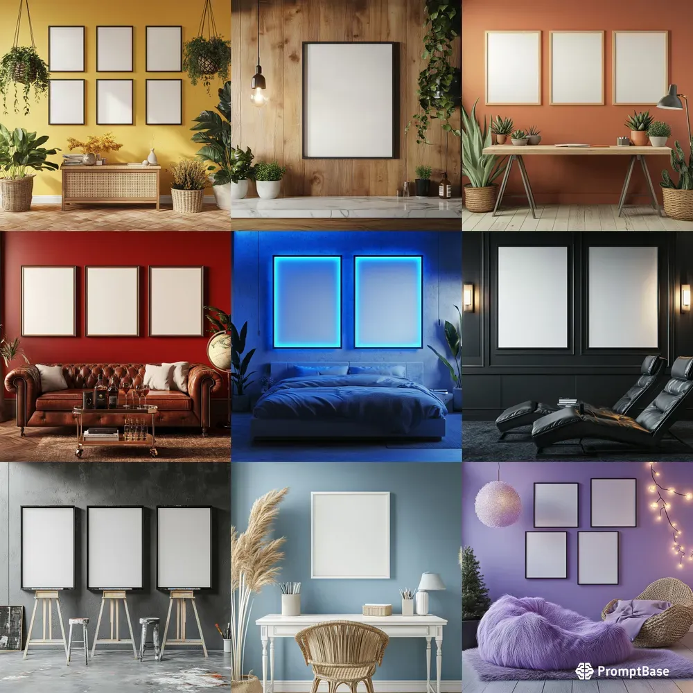 Wall Art Mockup Generator