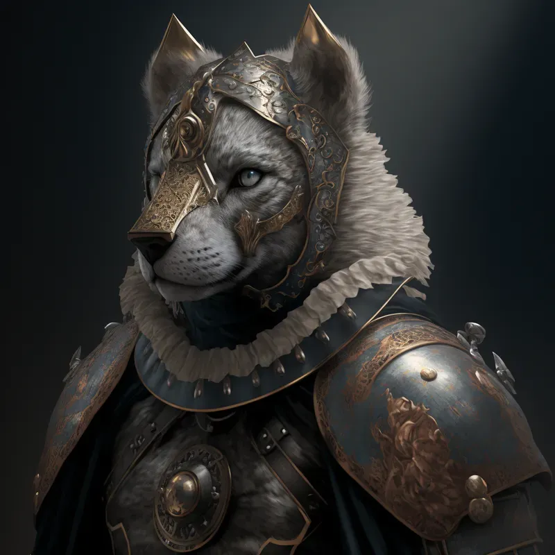 Knight Themed Animals And Characters