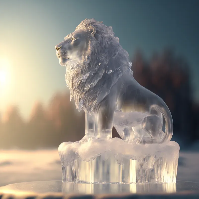 Realistic Ice Sculptures